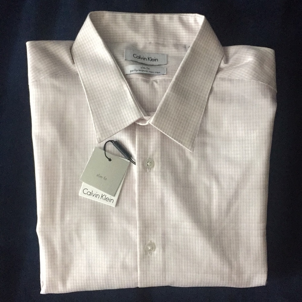 Brand New Long-Sleeve Calvin Klein Dress Shirt